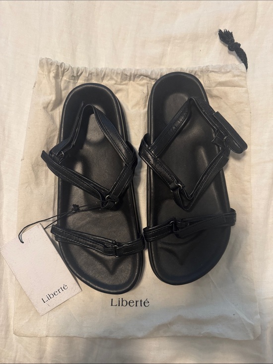 Liberté Shoes - Liberte Black Strappy Sandals